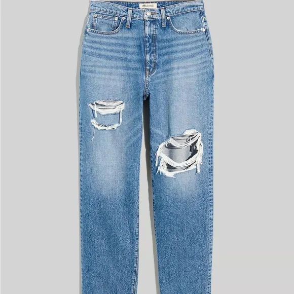 Madewell Dadjean in Amaron Wash: Ripped Edition - Picture 4 of 4